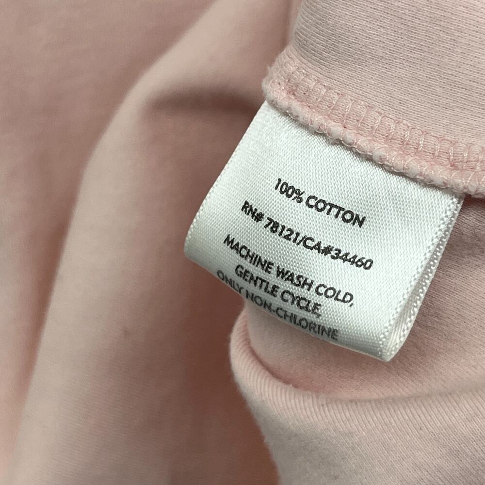 EILEEN FISHER Top XL Cotton Interlock Jersey Boat Neck 3/4 Sleeve Basic Pink - Picture 7 of 10